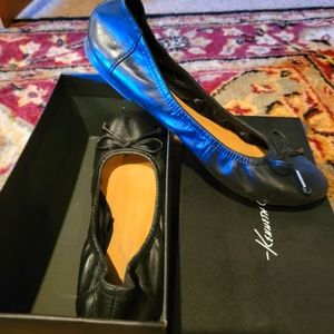 NWT Cole Haan black leather ballet flats